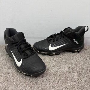 Nike Alpha Menace 2‎ Shark Black White football cleats- US 6Y